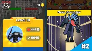 Merge War Monster vs Cyberman VS Zombie Evolution Battle Gameplay Part 2 | Merge Master