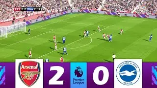 أرسنال ضد برايتون [2-0] | الدوري الإنجليزي الممتاز 2023/24 | أبرز الأحداث والأهداف!