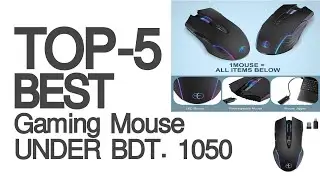 Top 5 Best Gaming Mouse Under BDT -1050