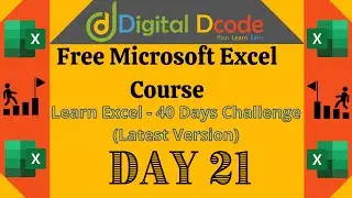 Microsoft Excel Free Training  | Excel COUNTA Function | How to count only text?