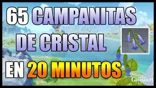DONDE ENCONTRAR CAMPANITA DE CRISTAL - UBICACIÓN - RUTA FARMEO - LOCALIZACIÓN | GENSHIN IMPACT