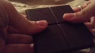 ASMR Satisfying Chilled Dark Chocolate Snapping and Tapping