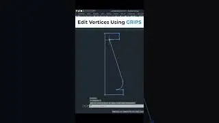 Polyline GRIP Editing #autocadtutorial #autocadtips #architecture
