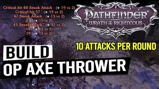 OP Maniacal Axe Thrower Build - PATHFINDER WRATH OF THE RIGHTEOUS