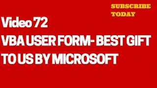 Learn Excel-  Video 72 -VBA Interactive UserForm List Box