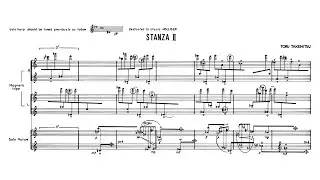 Tōru Takemitsu - Stanza II (Audio + Score)