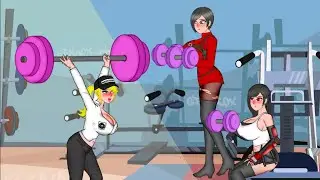 TIFA LOCKHART, ADA WONG, VANESSA AT GYM | FNAF