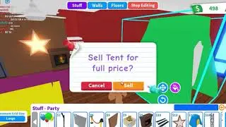 Играем в Roblox Adopt Me учимся как построить стену и поставить дверь