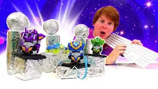 Трансформеры Звёздный отряд собирают телепортатор! Видео про игрушки для детей