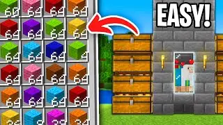 Easiest 1.21 Sheep Farm in Minecraft Bedrock!