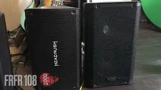 QSC K8 vs HEADRUSH FRFR 108 Sound Comparison