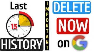 How to UNDO the Last 15 Minutes of Google Searching!