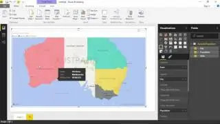 Filled Map Visual Power BI Desktop