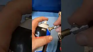Pressurizing my Homemade Refillable Spray Can for the First Time. #diy