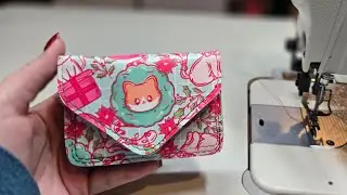 Sewing the Vestibule Mini Wallet by Sincerely Jen Patterns - 13 Days of Christmas Day 10