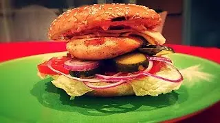 Бургер с курицей