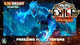 Path of Exile Scourge - Freezing Pulse Totem Build - Hierophant Templar PoE 3.16 Poe Scourge League