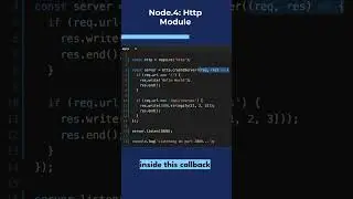 Mastering Node JS : Understanding the Http Module