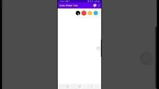 Android Color Picker (demo)