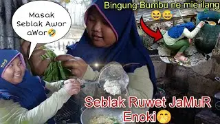 Masak Seblak Jamur Enoki