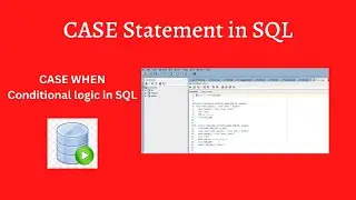CASE Statement in SQL | Conditional logic (if then) in SQL | Techie Creators