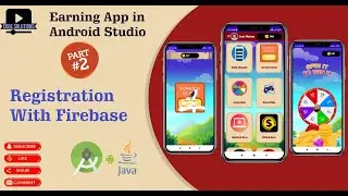 How to Create Earning App in android Studio | Complete  Source Code |  Registration User  | Part 2