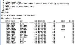 PL/SQL: Cursors (Implicit)