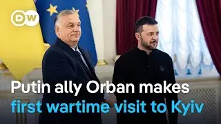 Hungarys Orban urges cease-fire on Kyiv visit but is Zelenskyy interested ? | DW News