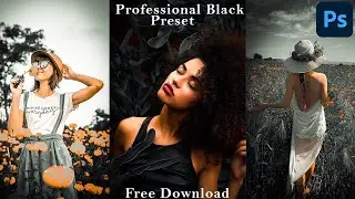 Professional Black Photoshop Preset | Photoshop Tutorial | Free Download