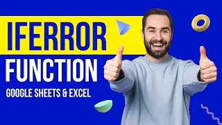 Use IFERROR Function to manage errors explained with examples in Excel and Google Sheets