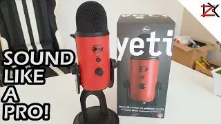 Sound AWESOME With Blue Yeti Microphone Satin Red | Setup & Review | Voice Overs | Adobe Premier Pro