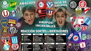 REACCIÓN SORTEO COPA LIBERTADORES 2021 FASE DE GRUPOS / REAÇÕES FLAMENGO X LDU /BOCA VS BARCELONA