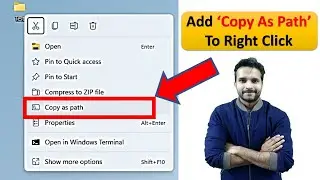 Add Copy as Path to Right Click Context Menu