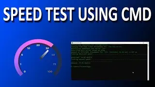 How To Check Upload and Download Speed Using CMD