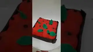 Торт ящик с мандаринами.