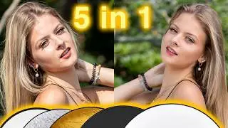 you are using it WRONG: 5 in 1 Reflector - Secrets to Perfect Lighting