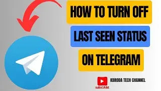 How To Hide (Turn Off) Last Seen On Telegram -Turn Off Active Status On Telegram