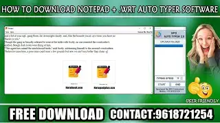 Download Auto Typing Software For Free | Download Free Auto Typer for PC