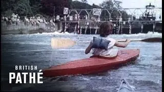 Canoe Slalom Aka Marsh Lock Canoe Race - Cp 003 Intl (1955)