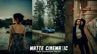 Matte Cinematic Preset | Lightroom Mobile Preset Free DNG | lightroom tutorial | lightroom preset