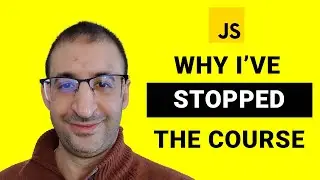 Why i've stopped the course the JavaScript .... ChatGPT replaced me