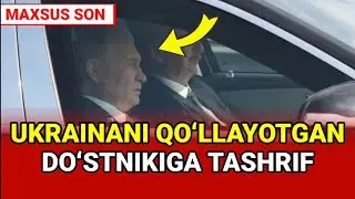 PUTIN ROSSIYA BAYROGʻI BILAN KUTIB OLINMADI - DUSHMANNI QO'LLAYOTGAN DOʻSTNIKIGA TASHRIF #MAXSUSSON