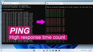 How to count high response ping