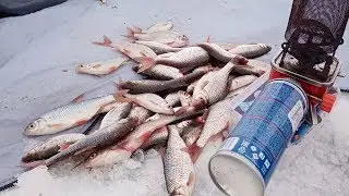Зимняя рыбалка | Ловля плотвы на мормышку | Сорожка в протоках Камы