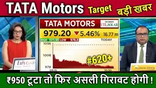 TATA Motors share kyu gir raha hai, kharide ya nahi ?Analysis/tata motors share news today,target