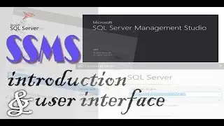 Introduction to SSMS interface, Microsoft SQL Server Management Studio