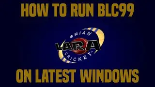 Tutorial: How to run Brian Lara 99 Cricket on Latest Windows