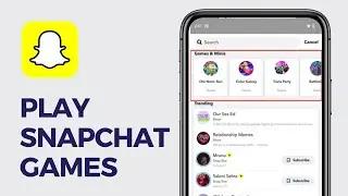 How To Play GAMES On Snapchat 2024 | Play Snapchat Games