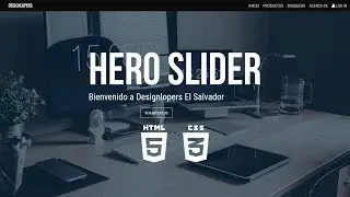 🎞️ HERO SLIDER | Banner animado | HTML CSS  | no JS