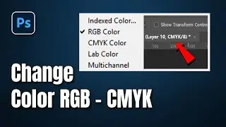 How to Change Photoshop file from RGB to CMYK | Convert RGB to CMYK in Photoshop